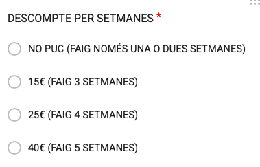 descuentos casal de verano por semanas